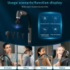 smart fascia gun electric massager