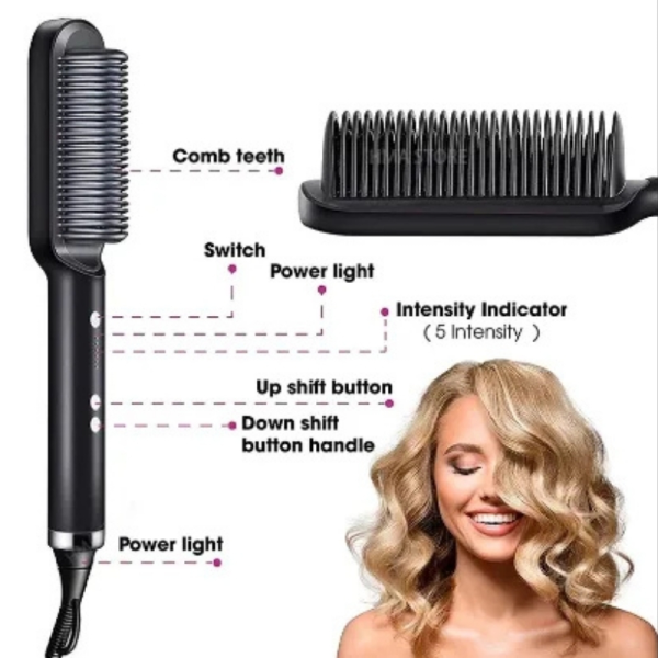 professional 909 brush hair straightener