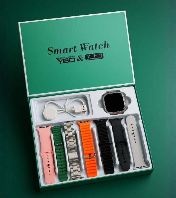 y60 7+1 ultra smart watch bluetooth calling sports version (wireless charging)