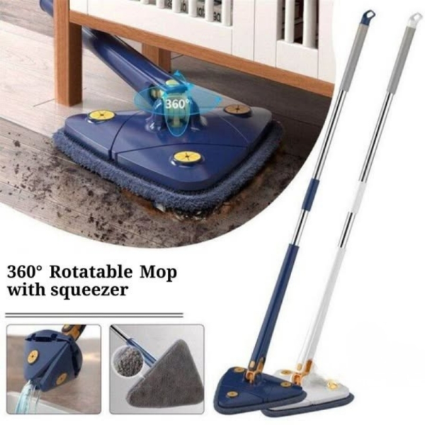 360° rotatable triangle mop