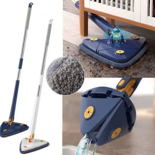 360° rotatable triangle mop