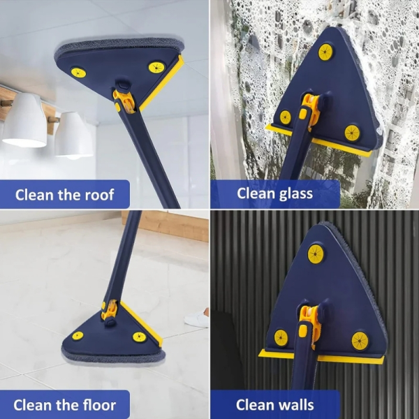 360° rotatable triangle mop