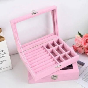 Velvet Jewellery Organizer (Mix/Random Colour)