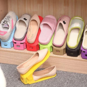 Plastic Shoe Organizer (Random Colour)