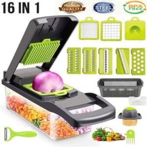 16 in1 Vegetable Chopper Veggie Slicer with Box and Accessories