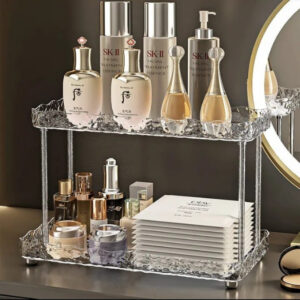2 Layer Acrylic Multi-Function Storage Rack