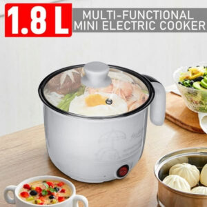 3 in1 Electric Cooking Plastic Coated Pot with Egg Boiler