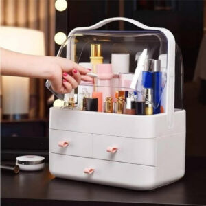 Acrylic Double Sided Door Makeup Cosmetic Organizer