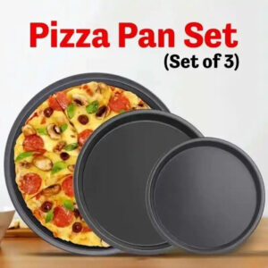 NON STICK PIZZA PAN BAKING 3-Pcs SET