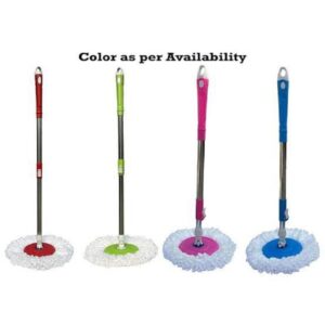 360° Bucket Spin Mop Stick with Microfiber Refill