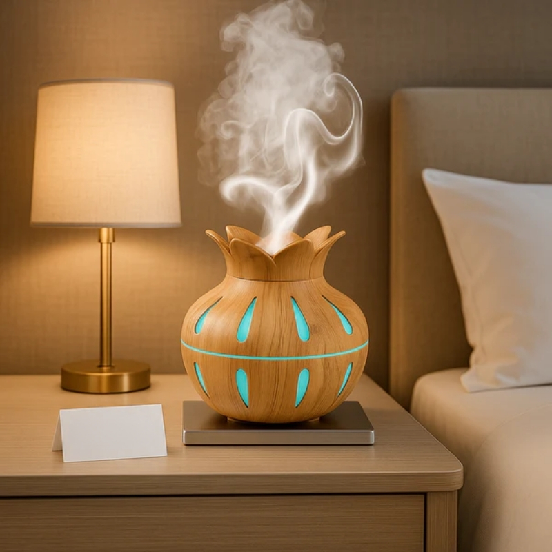 Aromatherapy Humidifier Diffuser with LED Light (Random Color)