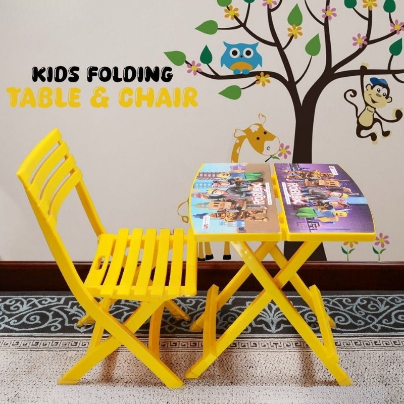 FunFold Gift Set - Kids Folding Table with 2 chairs