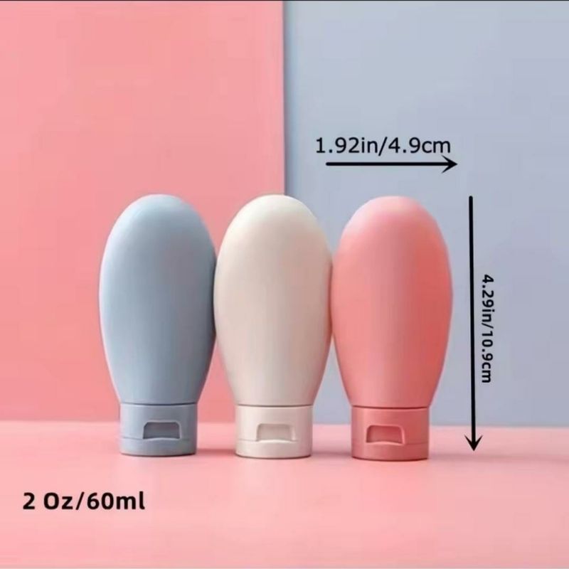 Empty Bottle Liquid Containers for Travelling - Pack of 03