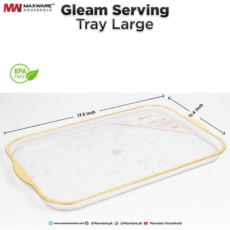 GLEAM SERVING LARGE TRAY