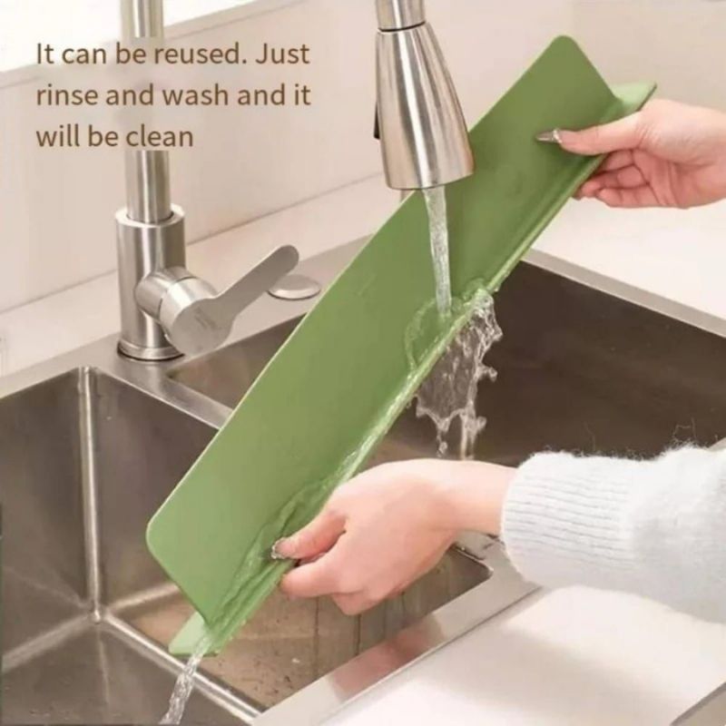 High Quality Silicon Sink Splash Guard For Kitchen and Bathroom