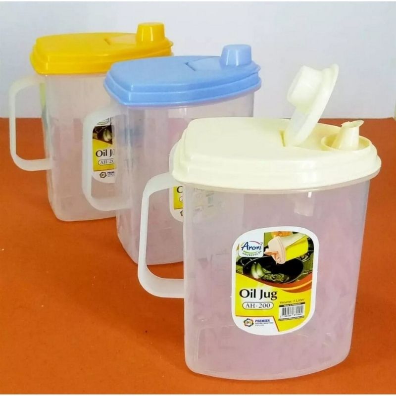 Plastic Oil Jug - 01 Ltr