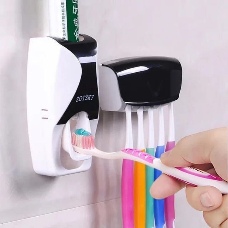 Toothpaste Holder with Dispenser (Mix/Random colour)