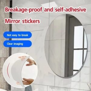 OVAL MIRROR STICKER