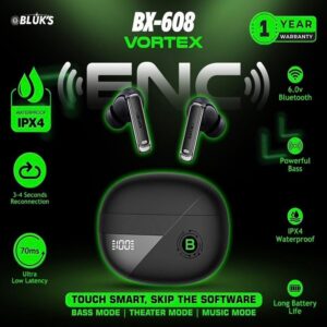 BLUKS BX-608 VORTEX EARBUDS