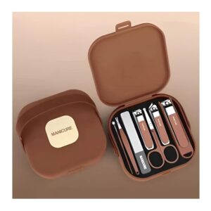 7PCS Portable Manicure Pedicure Set Nail Clipper Kit