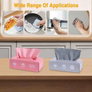 Microfiber Cleaning Cloths with Dispenser Box