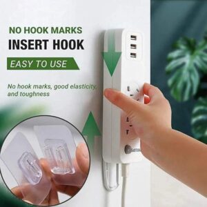 Wall Mount Adhesive Male Female Inter Lock Hook ( 5 pairs )