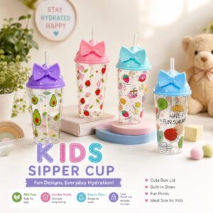 Butterfly Style Kids Sipper Bottle Leakproof