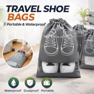 Printed Shoe Storage Pouch Bag