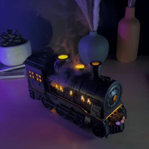 Retro Train Air Humidifier with LED Night Light